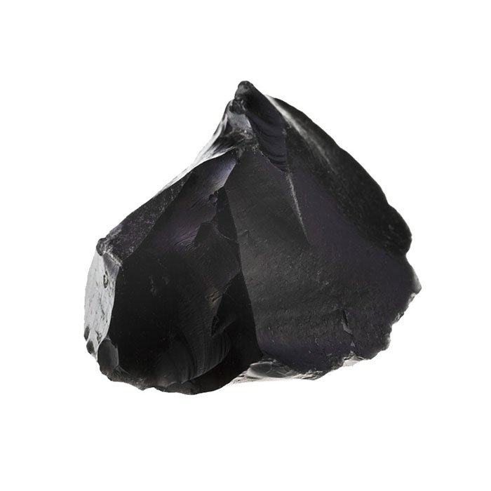 Obsidienne Noire Galet - Pierres & Minéraux de A à Z/Obsidienne