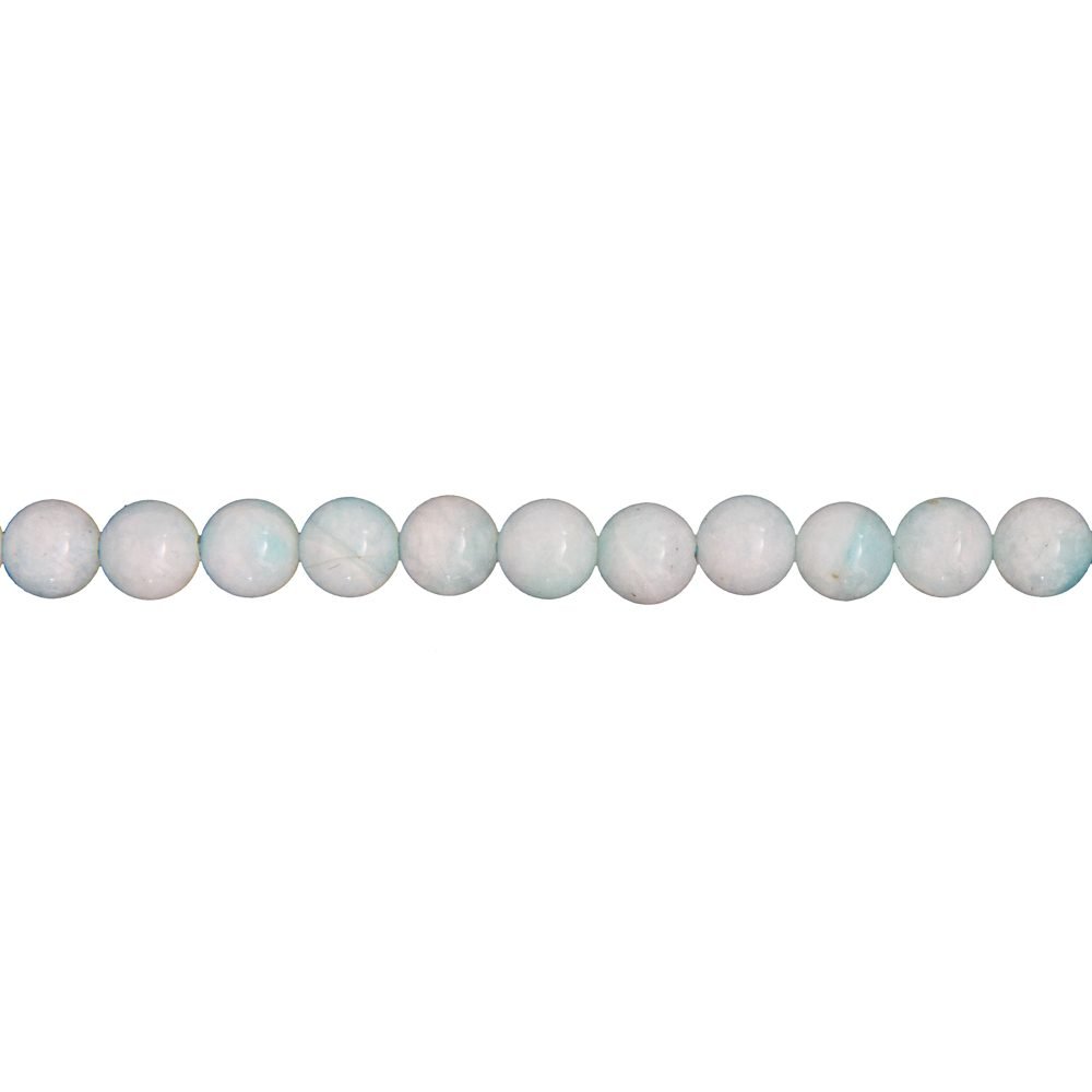 fil amazonite pierres boules 6mm