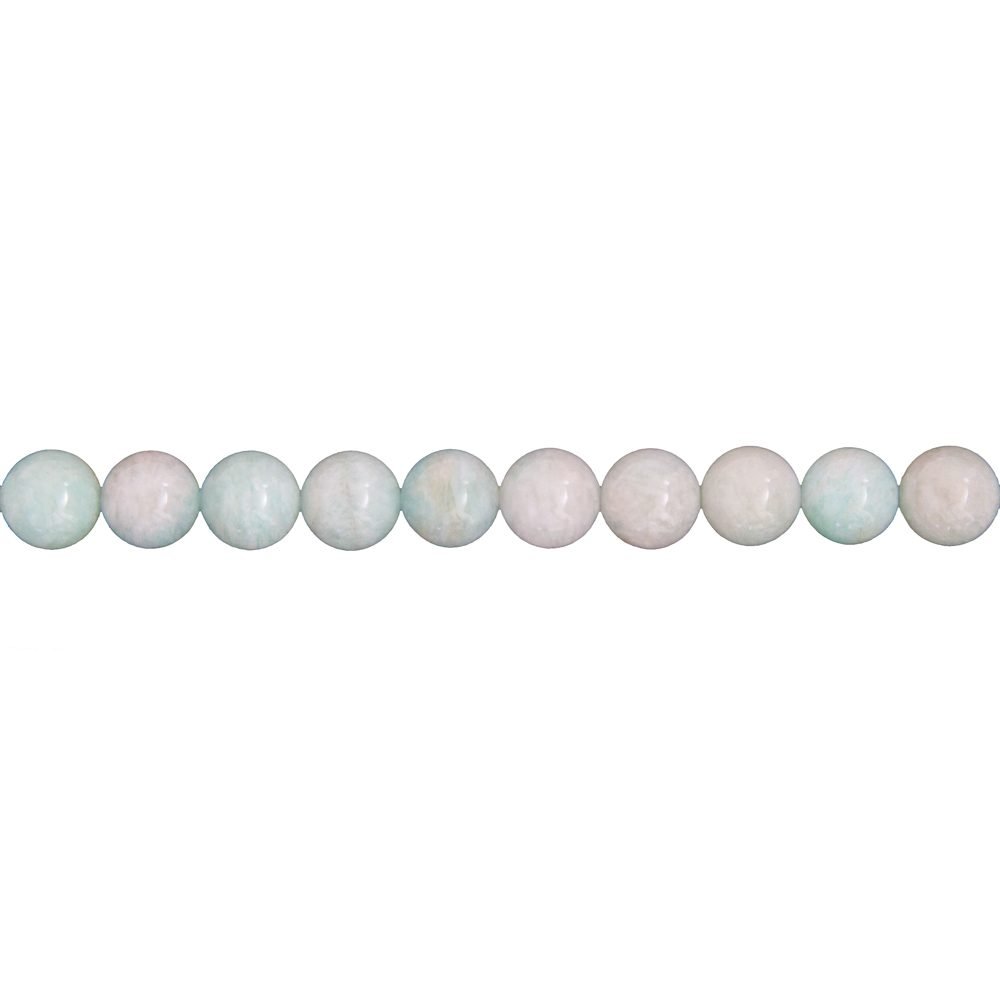 fil amazonite pierres boules 8mm