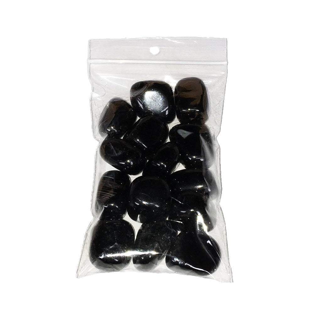 sachet pierres roulées agate noire 250grs