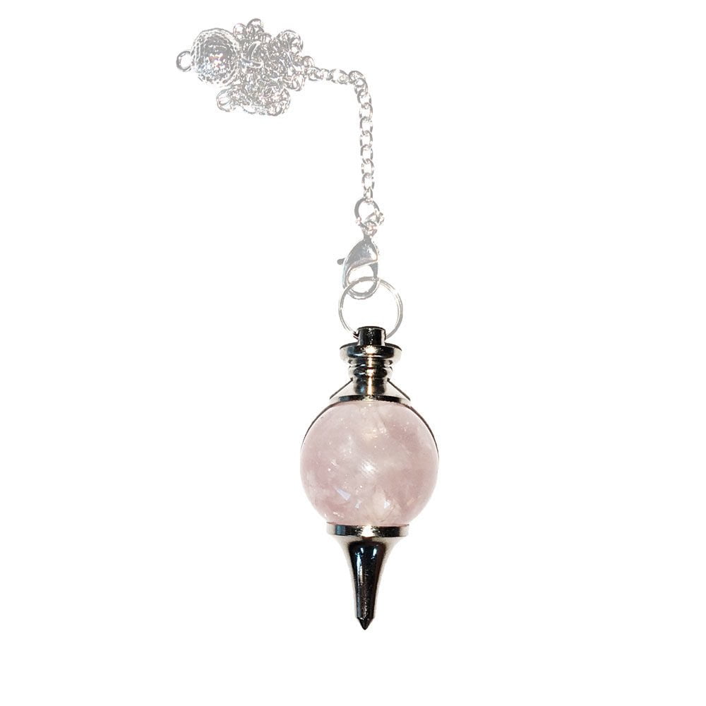 pendule quartz rose boule