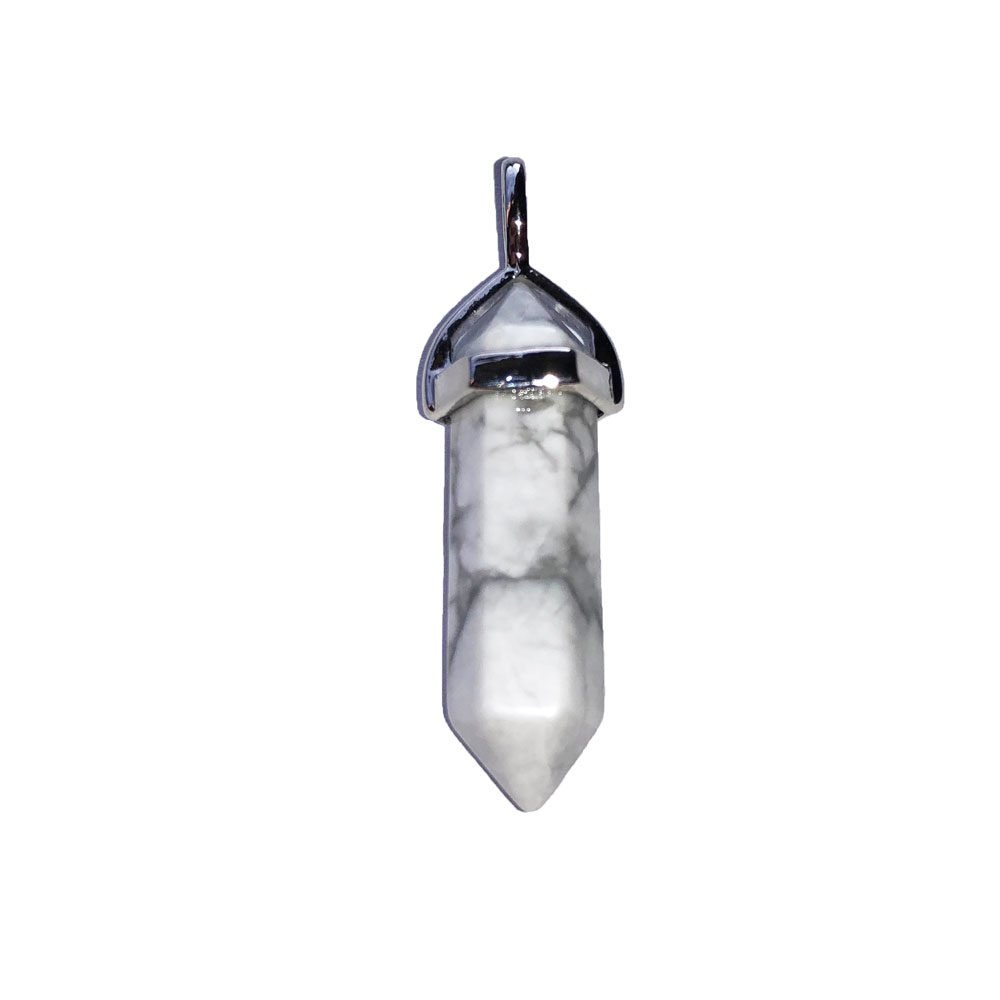 pendentif howlite pointe