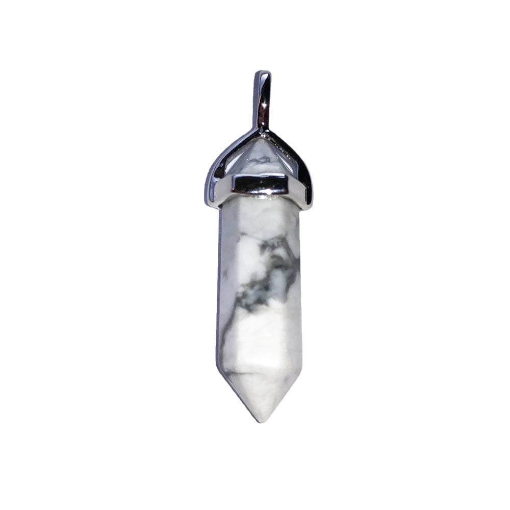 pendentif howlite pointe