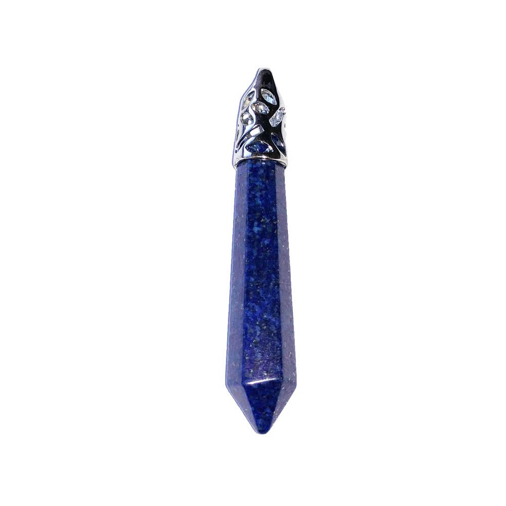 pendentif lapis lazuli pointe longue