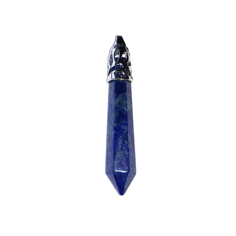 pendentif lapis lazuli pointe longue