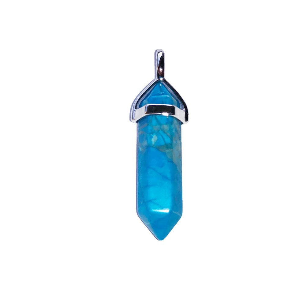 pendentif turquoise pointe