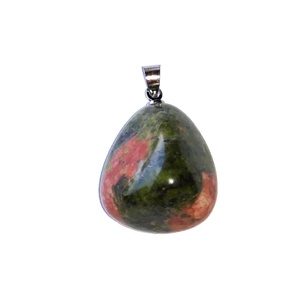 pendentif unakite pierre roulée