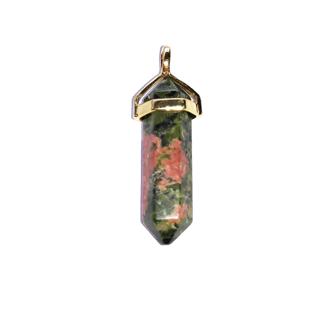 pendentif unakite pointe