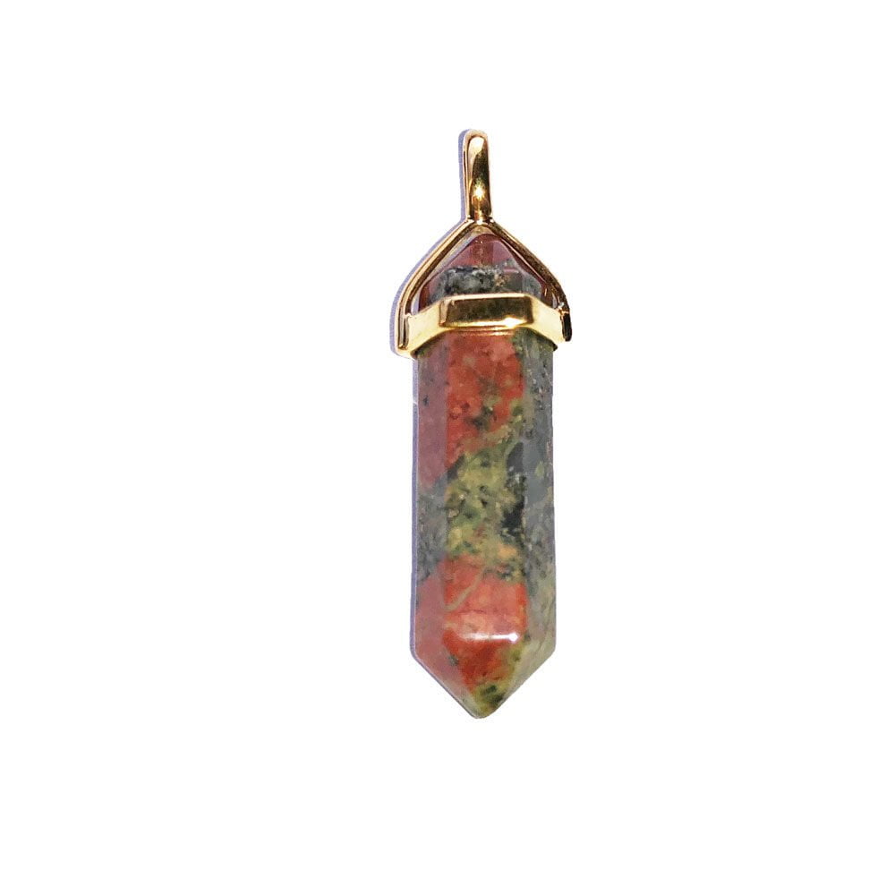 pendentif unakite pointe