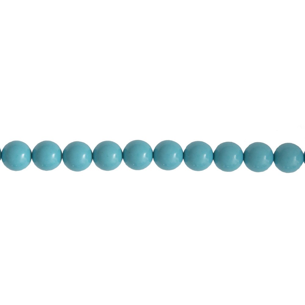 fil howlite bleue pierres boules 8mm