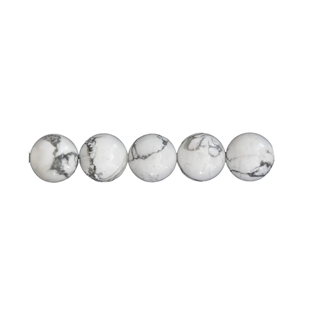 perle ronde howlite 6mm