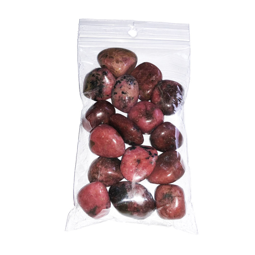 sachet pierres roulées rhodonite 250grs