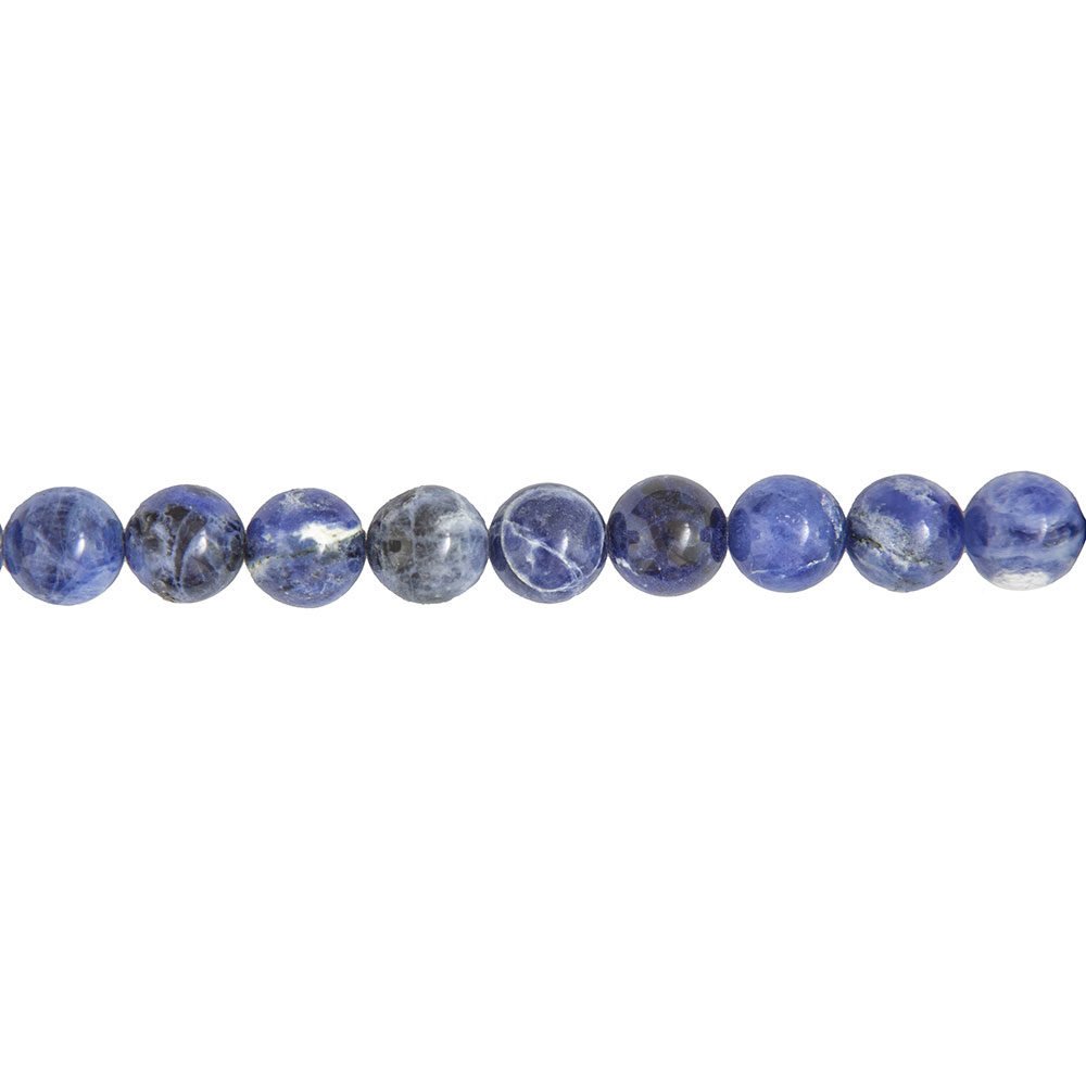 fil sodalite pierres boules 10mm