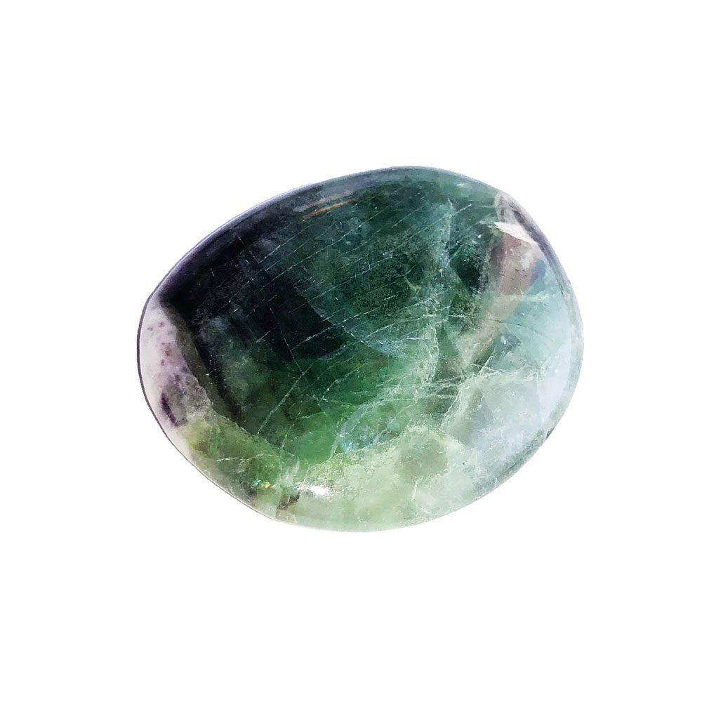 galet fluorite multicolore