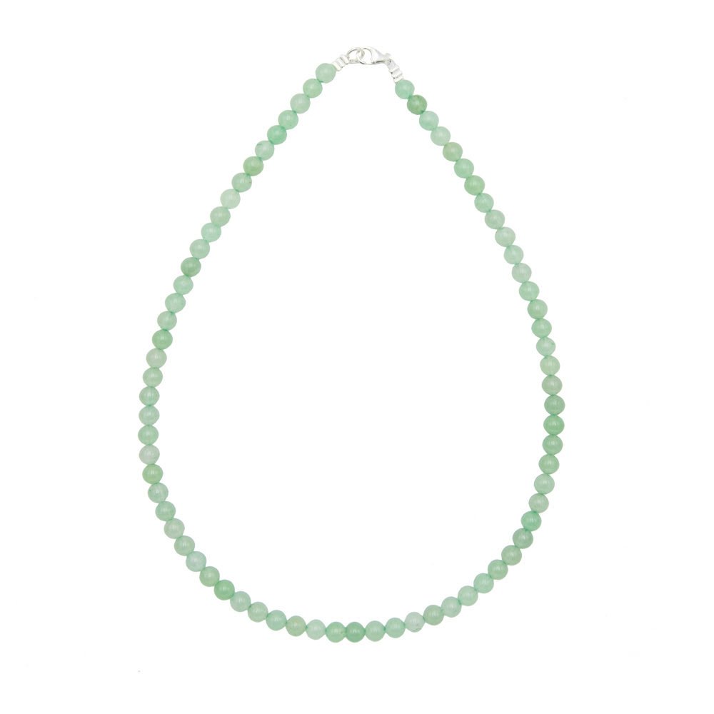 collier aventurine pierres boules 6mm