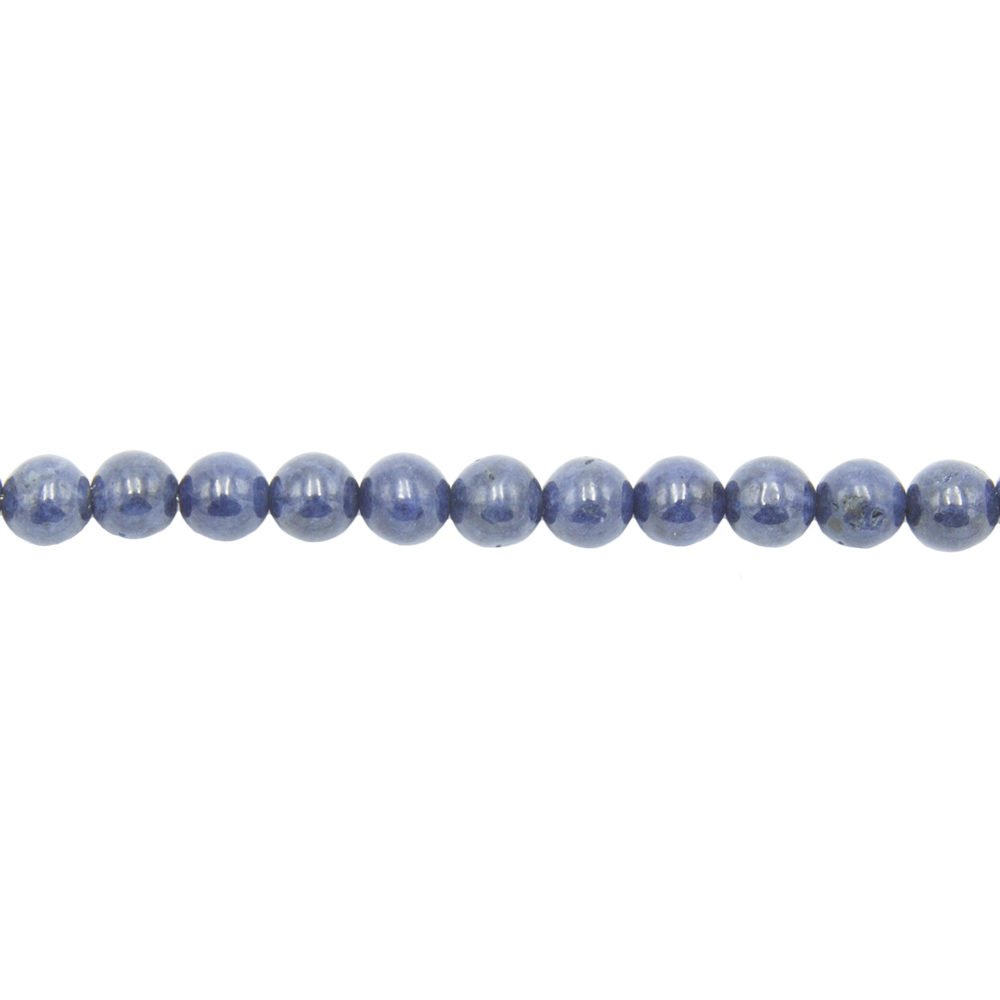 fil saphir pierres boules 6mm