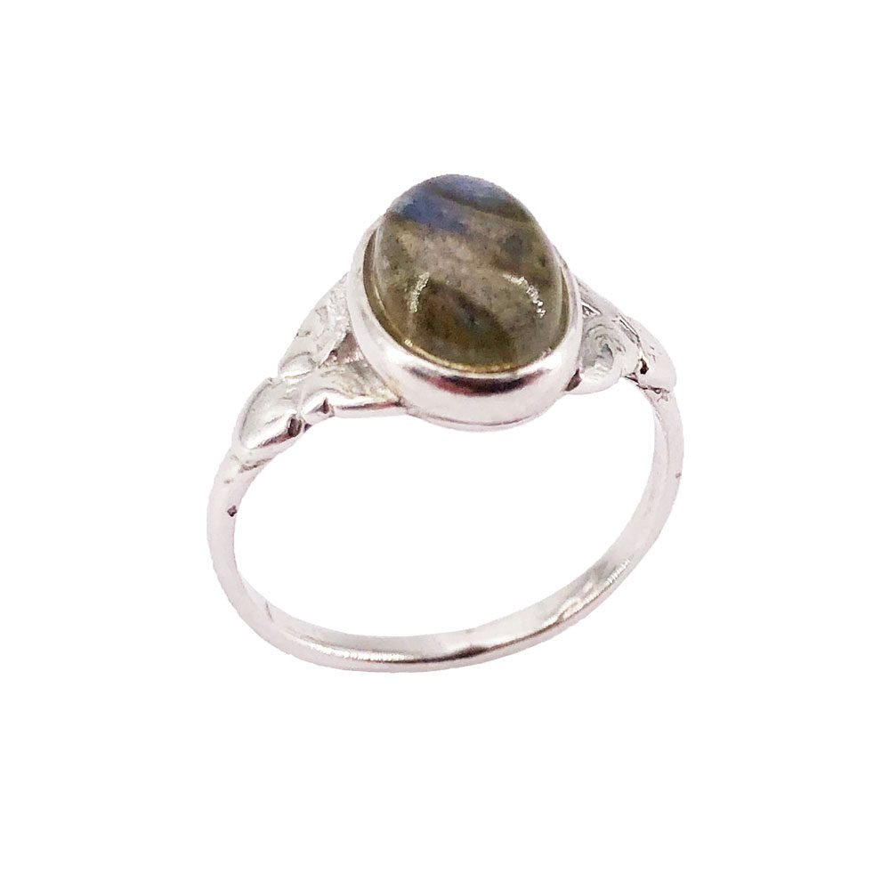 bague labradorite argent