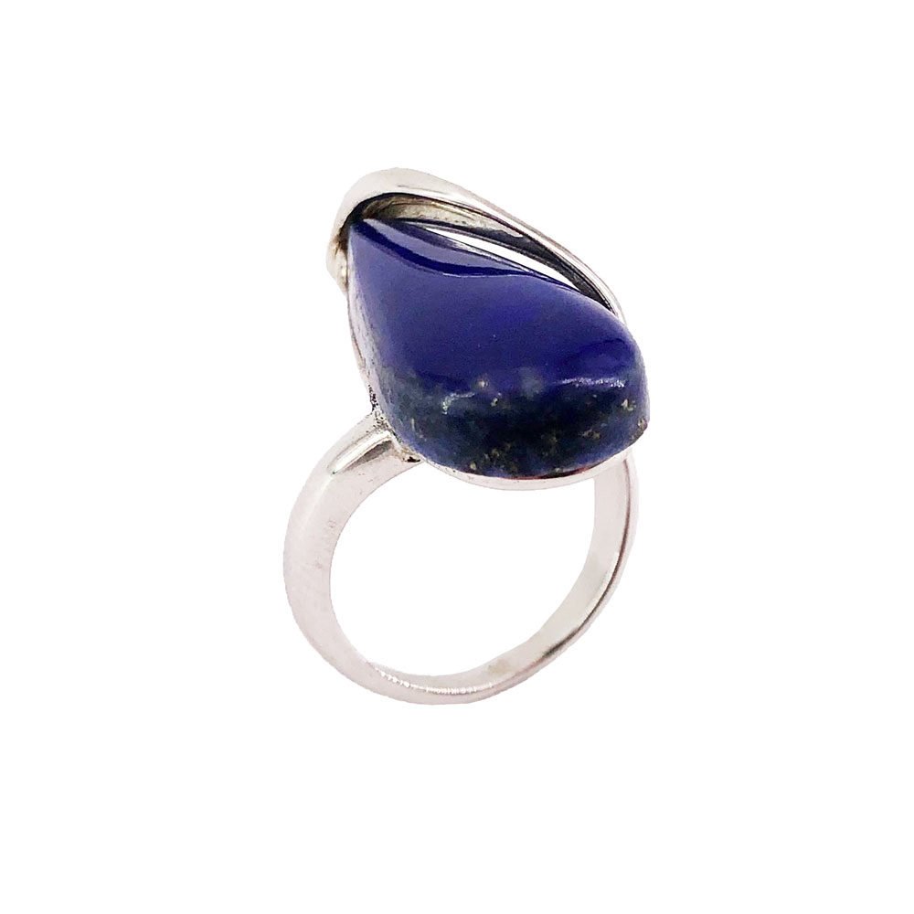 bague lapis lazuli argent