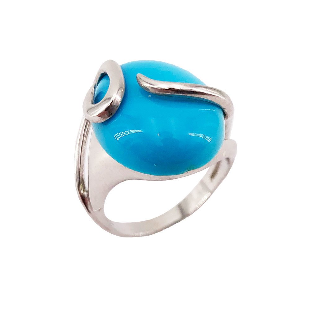 bague turquoise argent