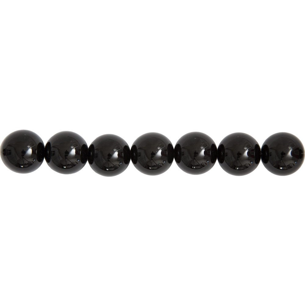 fil onyx pierres boules 14mm