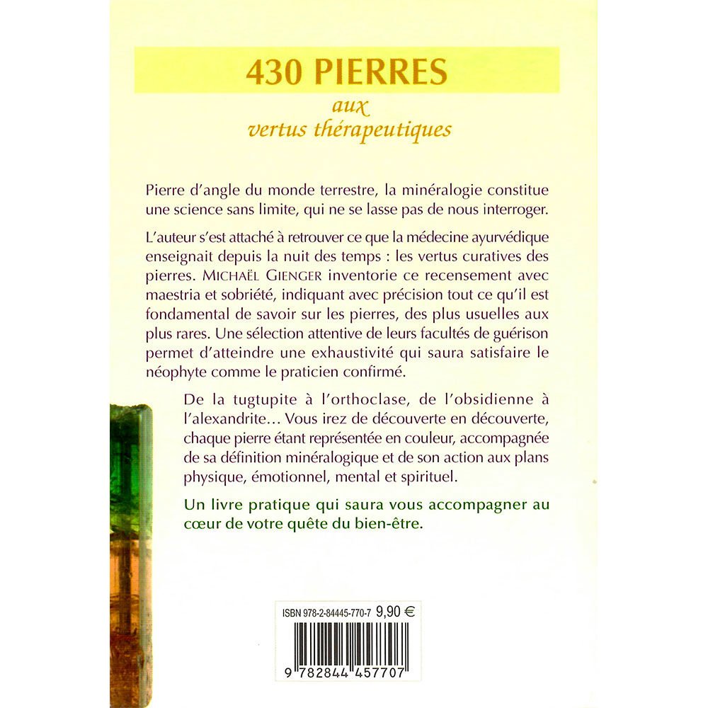 livre 430 pierres aux vertus therapeutiques