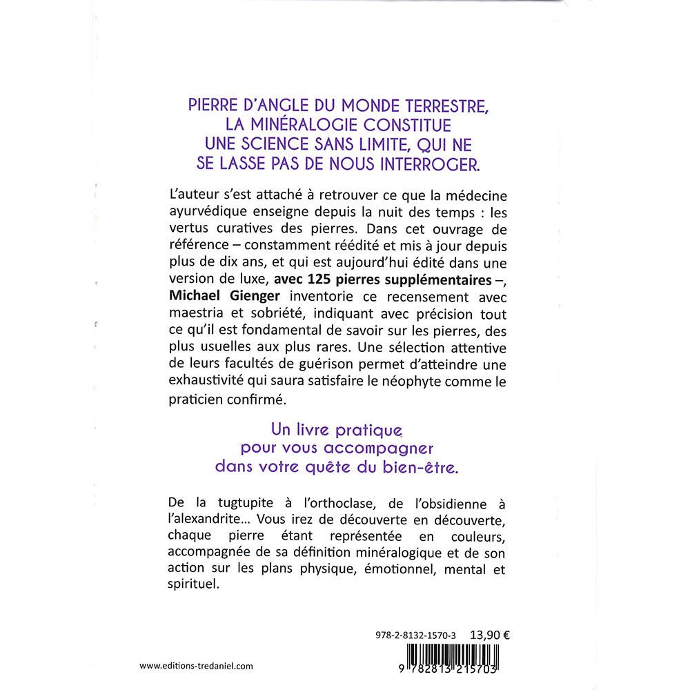 livre 430 pierres aux vertus therapeutiques edition luxe