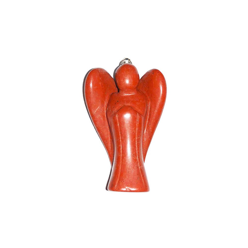 pendentif jaspe rouge ange