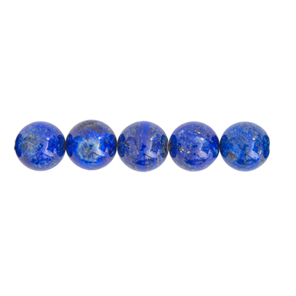 perle ronde lapis lazuli 12mm