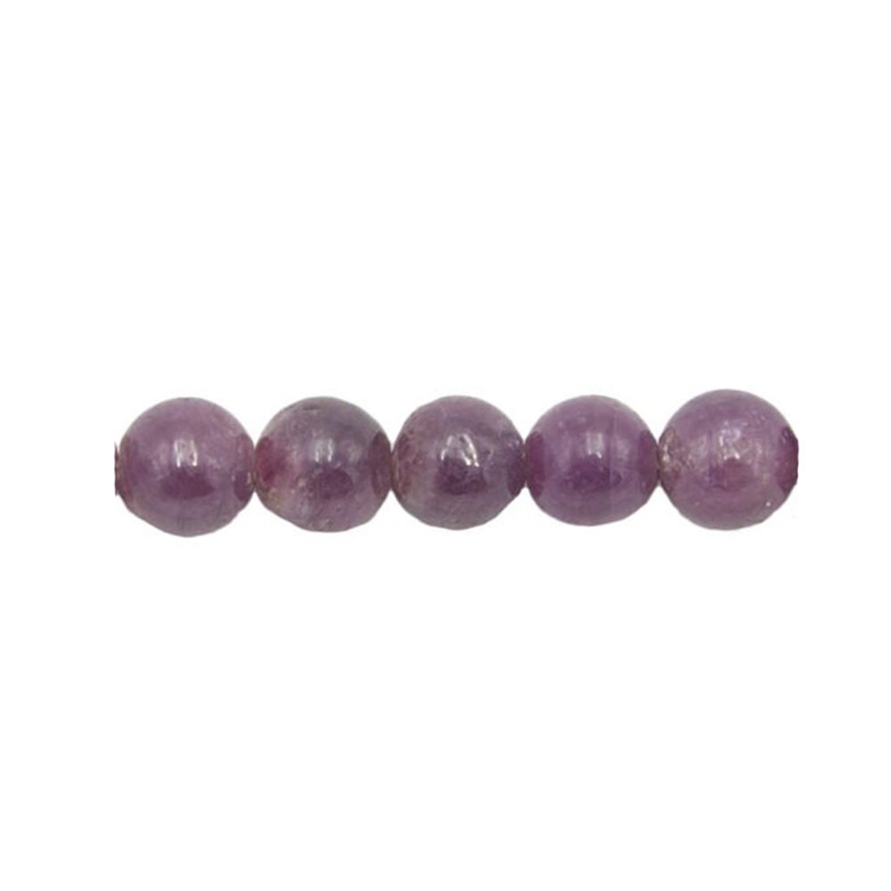 perle ronde rubis 6mm