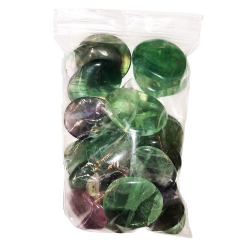 sachet galets Fluorite multicolore