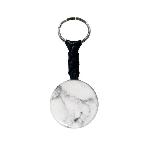 porte-clés howlite disque